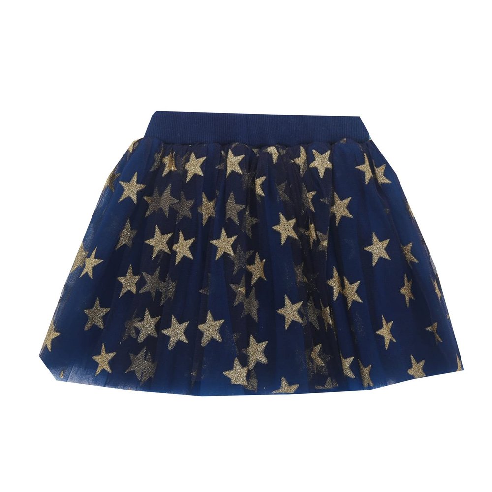 Little Girls Carnival Clothes Toddler Girls Tutu Skirt Summer Layered Tulle Princess Skirt Casual (Blue, 12-18 Months)