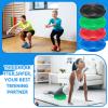 Jerify 4 Pcs Wiggle Seat Flexible Inflated Wobble Cushion Stability Balance Pad Balance Disc Sensory Seat for Men Women Fitness Physical Exercise Improving Posture Home Office(Colorful) view 4