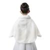 MioCloth Girls Faux Fur Shawl Wrap Flower Girl Princess Wedding Party Dress Up Bolero Shrug Accessories Winter Warm Shoulder Cape view 2