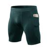 CARGFM Compression Shorts for Men, Basketball Running Tights Cool Dry Spandex Underwear Workout Gym Athletic Baselayer Deep Green view 1
