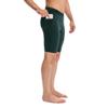 CARGFM Compression Shorts for Men, Basketball Running Tights Cool Dry Spandex Underwear Workout Gym Athletic Baselayer Deep Green view 2