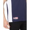 U.S. Polo Assn. Slim Fit Short Sleeve Double Collar Pique Knit Polo Shirt Classic Navy SM view 3