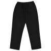 JEsilunmaMY Mens Linen Casual Pants Drawstring Elastic Waist Yoga Pants with Pockets Lightweight Summer Beach Loose Trousers (Black,3X-Large) view 1