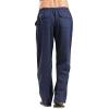 JEsilunmaMY Mens Linen Casual Pants Drawstring Elastic Waist Yoga Pants with Pockets Lightweight Summer Beach Loose Trousers (Blue,Small) view 4