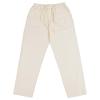 JEsilunmaMY Mens Linen Casual Pants Drawstring Elastic Waist Yoga Pants with Pockets Lightweight Summer Beach Loose Trousers (Khaki,5X-Large) view 1