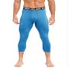 dPois Compression Pants for Men Workout Running Leggings Tights Thermal Base Layer Athletic Underpants Blue X-Large view 1