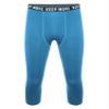dPois Compression Pants for Men Workout Running Leggings Tights Thermal Base Layer Athletic Underpants Blue X-Large view 3