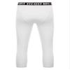 dPois Compression Pants for Men Workout Running Leggings Tights Thermal Base Layer Athletic Underpants White Medium view 4