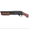 Golden Ball x Eagle 300 FPS Full Metal 3/6-Shot Pump Action Gas Airsoft Shotgun - Wood (Three & Six Burst Mode) view 2