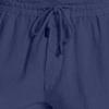 JEsilunmaMY Men's Cotton Linen Yoga Pants Elastic Waist Casual Loose Lounge Pants Solid Color Jogger Sweatpants Pajama Pants (Dark Blue,X-Large) view 2