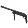 Golden Ball & Eagle M870 3/6-Shot Pump Action Gas Airsoft Shotgun w/Forend Grip - Black view 4