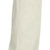 JEsilunmaMY Men's Cotton Linen Yoga Pants Elastic Waist Casual Loose Lounge Pants Solid Color Jogger Sweatpants Pajama Pants (Light Yellow,Small) view 3