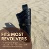 warreplica Leather Western Gun Holster Heritage 22 Holster .38 .44 .45 .357 .358 Cowboy Holsters for Revolvers 4" to 8" Approx Heritage Rough Rider Leather Holster view 3