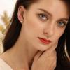 Sterling Silver Star Stud Earrings for Women Cute Small Everyday Tiny Earring Studs for Wife 925 Ear Studs Hypoallergenic Jewelry view 2