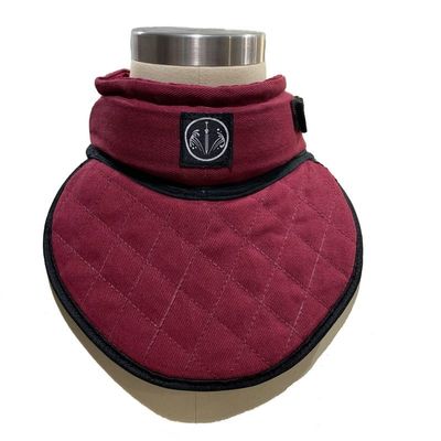 ASAki Hema Gear Throat Protector/Fencing Gorget.Customizable Colors.Suitable for Steel Sword Sparring (Custom Color)