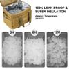 Soft Insulated Cooler Bag 48-Can Leakproof Soft Sided Cooler Large Collapsible Portable Cooler Bags 32L for Picnic, Waterproof Soft Ice Chest for Camping,Beach,Fishing,Travel,Outdoor view 3