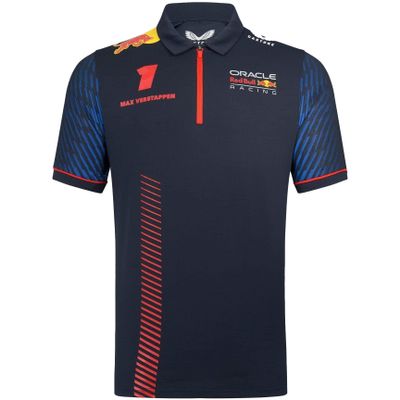 Castore Red Bull Racing F1 Men's 2023 Max Verstappen Team Polo Shirt - S