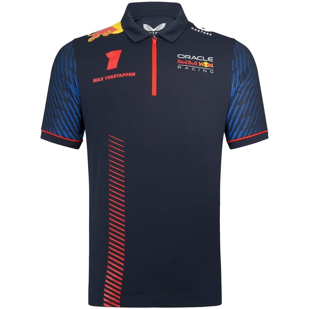 Castore Red Bull Racing F1 Men's 2023 Max Verstappen Team Polo Shirt - S