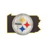 FOCO Pittsburgh Steelers NFL Wood State Sign view 1
