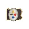 FOCO Pittsburgh Steelers NFL Wood State Sign view 2