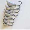 25 Unpainted"Banana" Jig Head Blackfish Striper Bass Lure Ultra Point Hook 1.5 oz view 1