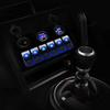 6 Gang Boat and RV Waterproof Rocker Switch Panel, Digital Voltmeter Display Dual 5V USB Charger Socket DC 12V LED Light for Car Marine Boat Vehicles (Blue Light) view 3