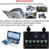6 Gang Boat and RV Waterproof Rocker Switch Panel, Digital Voltmeter Display Dual 5V USB Charger Socket DC 12V LED Light for Car Marine Boat Vehicles (Green Light) view 4