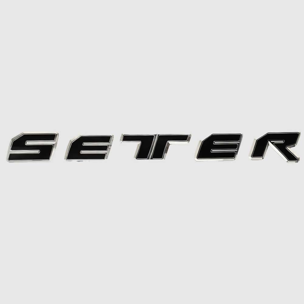 Malibu Setter Boat Raised Emblem Decal Sticker