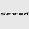 Malibu Setter Boat Raised Emblem Decal Sticker view 1