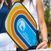 Gamma Sports 5.0 Pickleball Paddle, Graphite Pickleball Paddle with Polypropylene Core and Honeycomb Grip, Blue and Orange, 4 (1/4) view 3