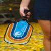 Gamma Sports 5.0 Pickleball Paddle, Graphite Pickleball Paddle with Polypropylene Core and Honeycomb Grip, Blue and Orange, 4 (1/4) view 4