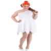 Classic Plus Size Flintstones Wilma Flintstone Costume - 2X BNDL w/Wig view 2