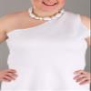 Classic Plus Size Flintstones Wilma Flintstone Costume - 2X BNDL w/Wig view 3
