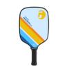 Gamma Sports Micron 5.0 Pickleball Paddle, Quantum Series Composite Pickleball Paddle with Polypropylene Core and Honeycomb Grip, Blue and Orange, 4 (1/8) view 1