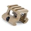 AT3 Tactical PRO-Mount Red Dot Riser Mount - .83 or 1 Inch Height - for RD-50 Red Dot Sight & Picatinny Mini Reflex Sights (.83 Inch - FDE) view 1