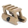 AT3 Tactical PRO-Mount Red Dot Riser Mount - .83 or 1 Inch Height - for RD-50 Red Dot Sight & Picatinny Mini Reflex Sights (.83 Inch - FDE) view 4
