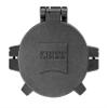 ZEISS Flip-Up and Fold-Flat Pro Lens Cover Protects Objective Lens for LRP S3 Riflescope from Dirt, Mud, and Rain, 56 mm, 2.560" view 1