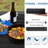 Grope Portable Camping Table with Aluminum Table Top, Folding Beach Table Easy to Carry, Prefect for Outdoor, Picnic, BBQ, Cooking, Festival, Beach, Home Use (Black-M) view 4