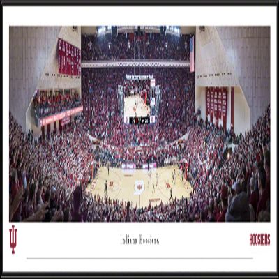 Indiana Hoosiers Basketball - 40.25x13.75-inch Standard Framed Print by Blakeway Panoramas