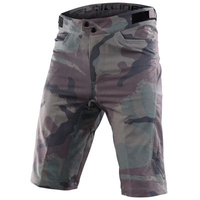 Youth Flowline Short No Liner Camo Woodland