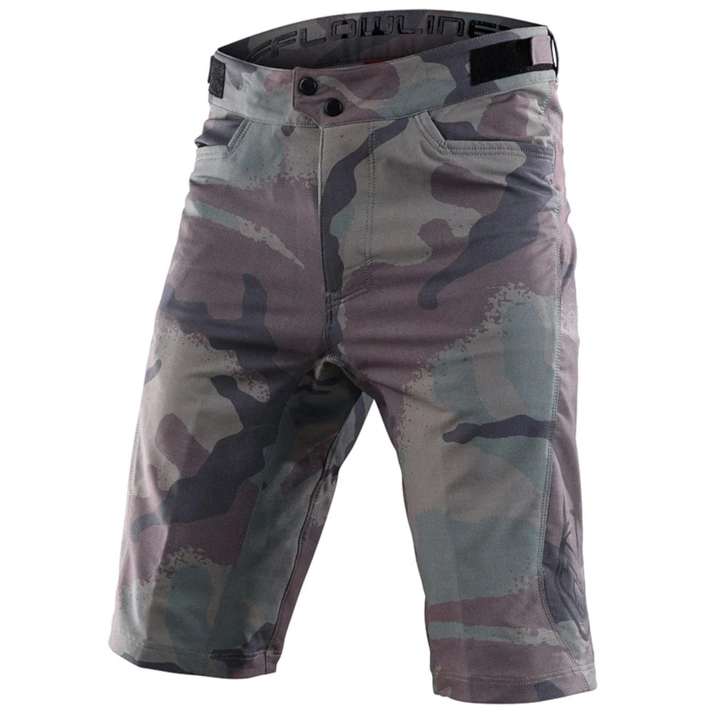 Youth Flowline Short No Liner Camo Woodland