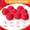 Junkin 80 Pcs Foam Golf Balls Practice Balls Realistic Feel and Flight Sport Training for Indoor or Outdoor Backyard Golf Training(Red) view 3