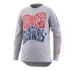 Troy Lee Designs Youth Flowline Tripper Cement LS Jersey size Medium view 1