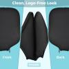 Qujior Pickleball Paddle Cover, Universal Case Size - 8.6 x 12.2 inches Racket Sleeve, Compatible with Most USAPA Standard and Elongated Pickball Paddles (2 Pack Black) view 4