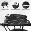 MOSISO Bike Rack Bag, Waterproof Bike Rear Rack Handbag Bicycle Trunk Bag, 14L EVA Mountain Bicycle Rear Seat Storage Saddle Pouch Cycling Luggage Pouch with Shoulder Strap, Black view 3