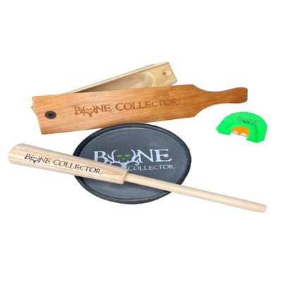 Bone Collector BC Starter Kit-Includes a GA Peach Mouth Call_a Lights Out Slate Pot Call_and a Booger Bottom Box Call