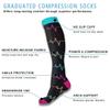 DCF Graduated Compression Socks Elevate Your Comfort and Health, Ideal for Soccer, Running, Nurses and the Perfect Blend of Style and Support for Both Men & Women view 3