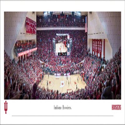 Indiana Hoosiers Basketball - Unframed 40 x 13.5 Poster by Blakeway Panoramas