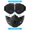 VPZenar Full Face Airsoft Mask and Helmet,Black Tactical Helmet with NVG Mount, Anti Fog Paintball Mask, Detachable Goggles, Cosplay Tactical Protective Gear view 2