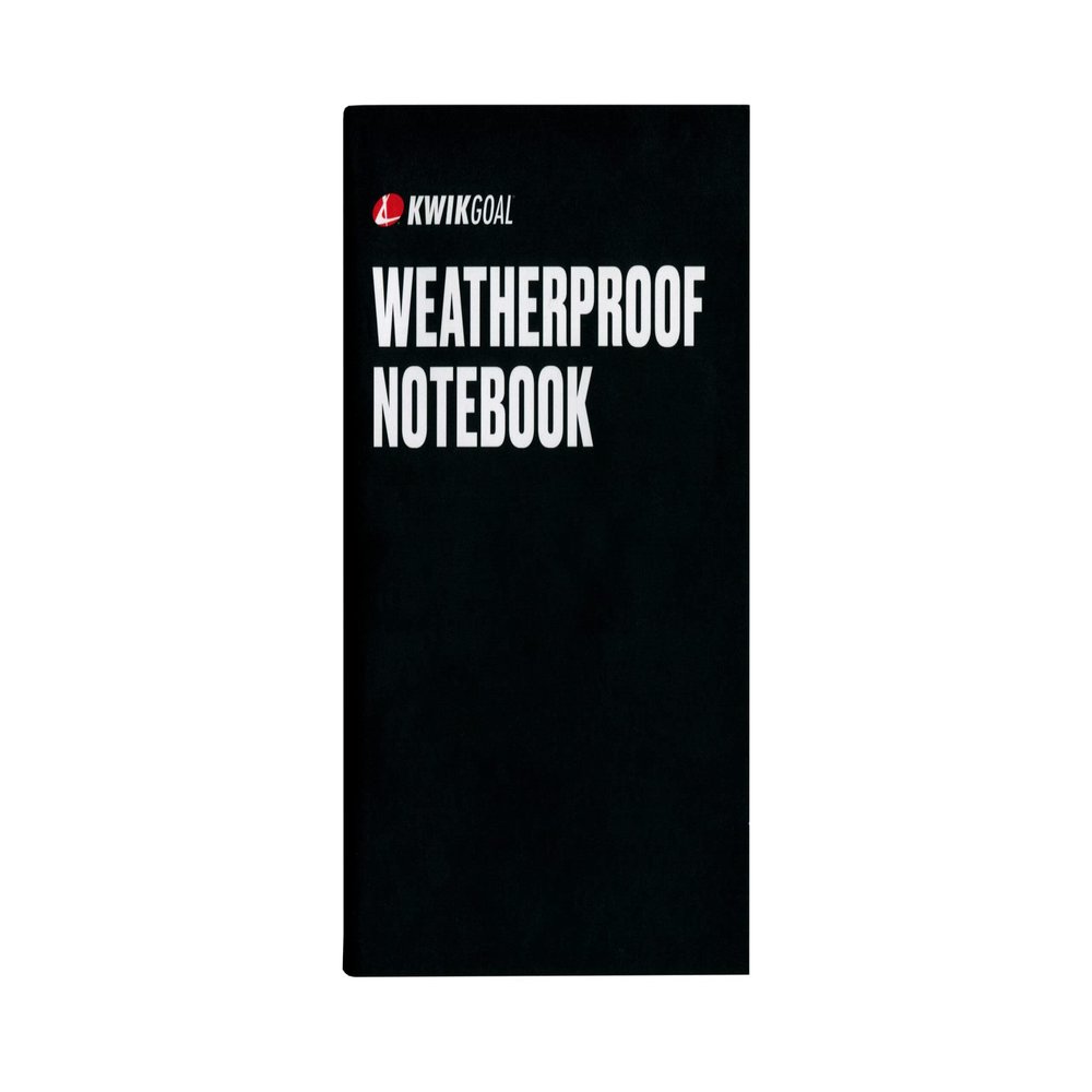 Kwik Goal Weatherproof Soccer Notebook, 5.4" x 7.7"